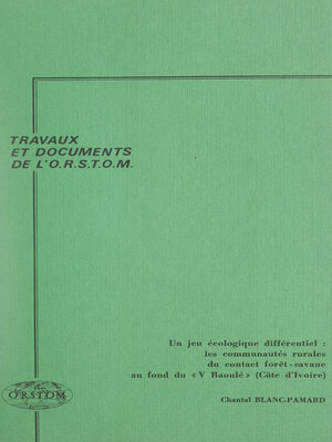 cover image of Un jeu écologique différentiel